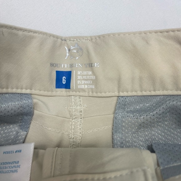 NWT Southern Tide Gulf Shorts Stone size 6 - Picture 6 of 6